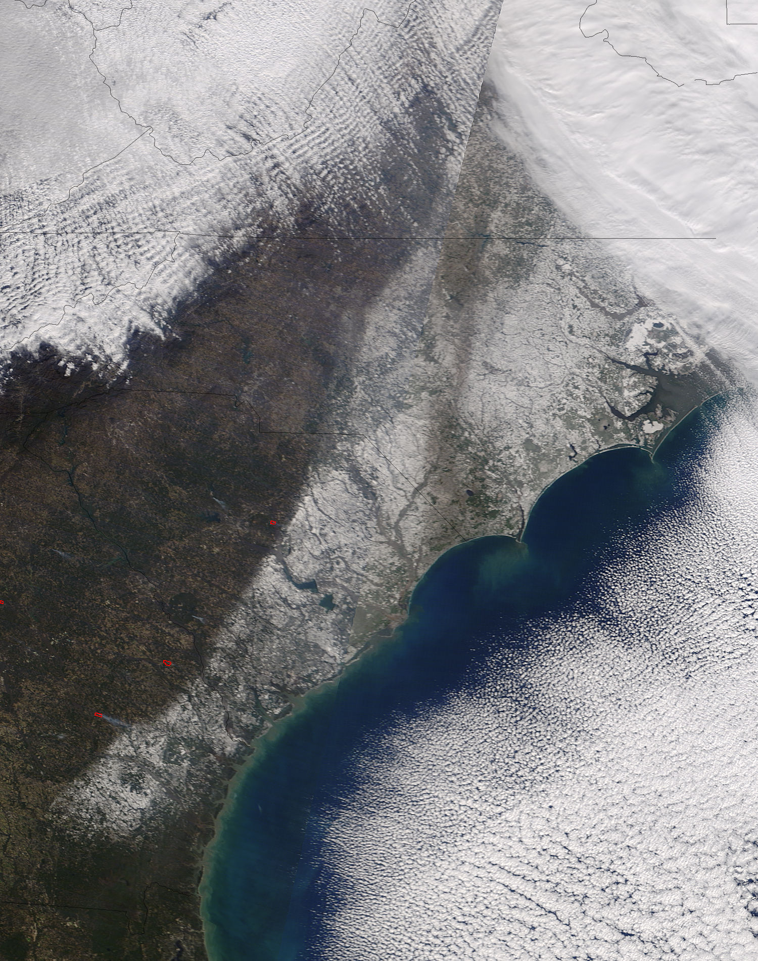 Snow across the southeastern United States - related image preview