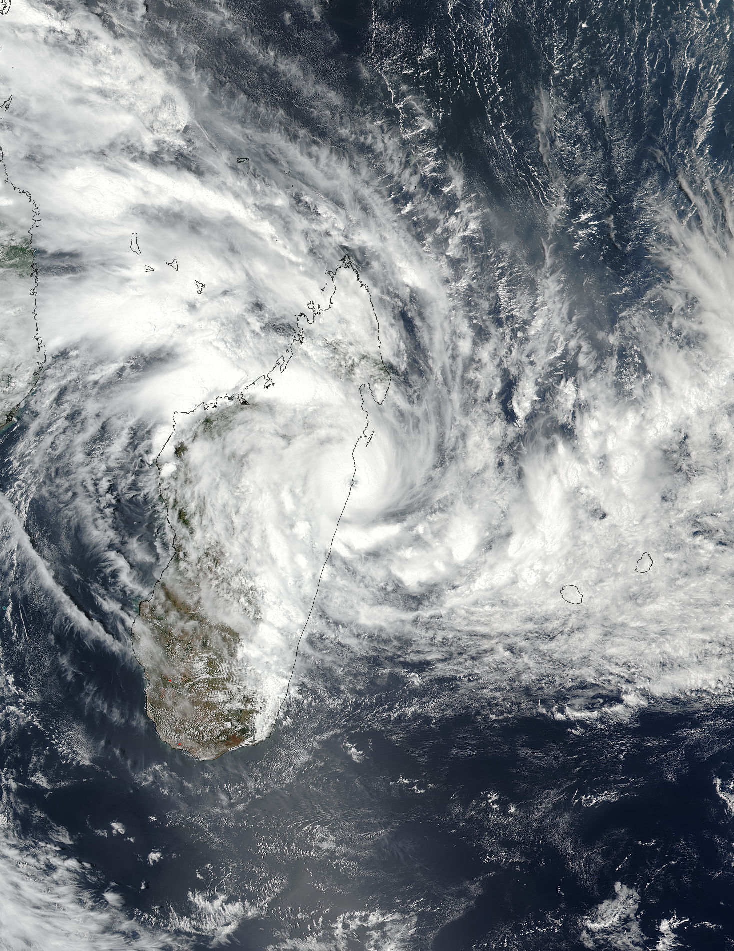 Tropical Cyclone Ava (03S) over Madagascar - related image preview