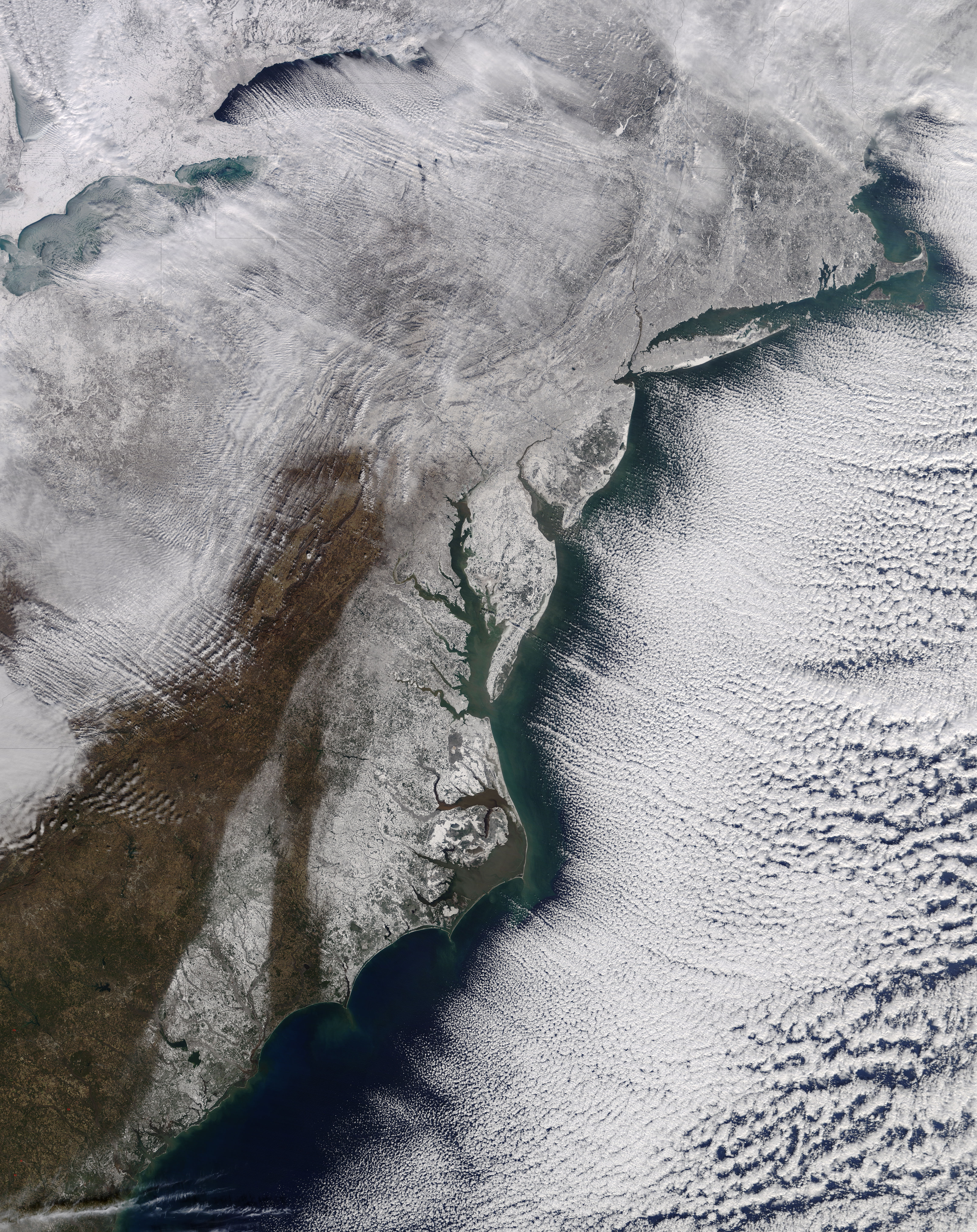 Snow along the eastern seaboard - related image preview