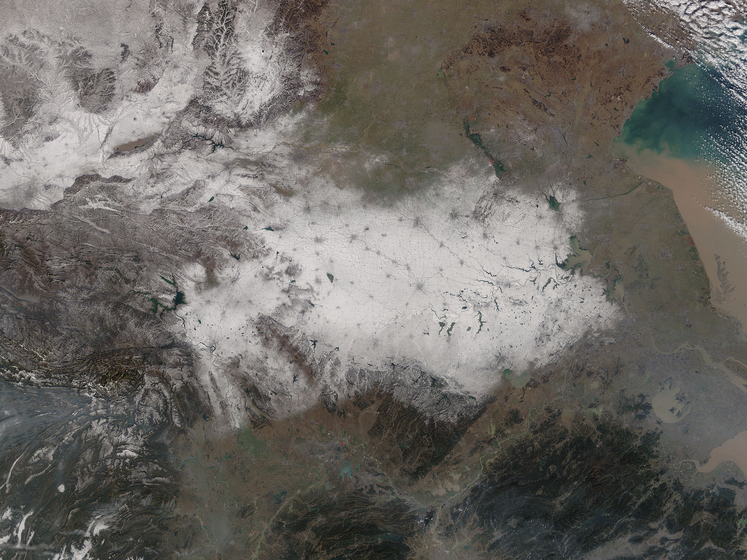 Snow in eastern China - related image preview