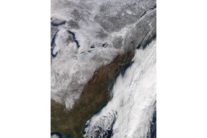 Snow across the eastern United States - selected child image