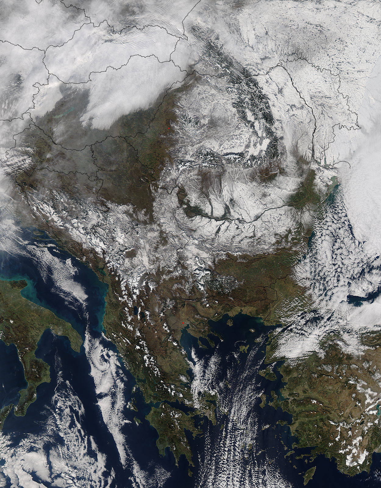 Snow across southeast Europe - related image preview