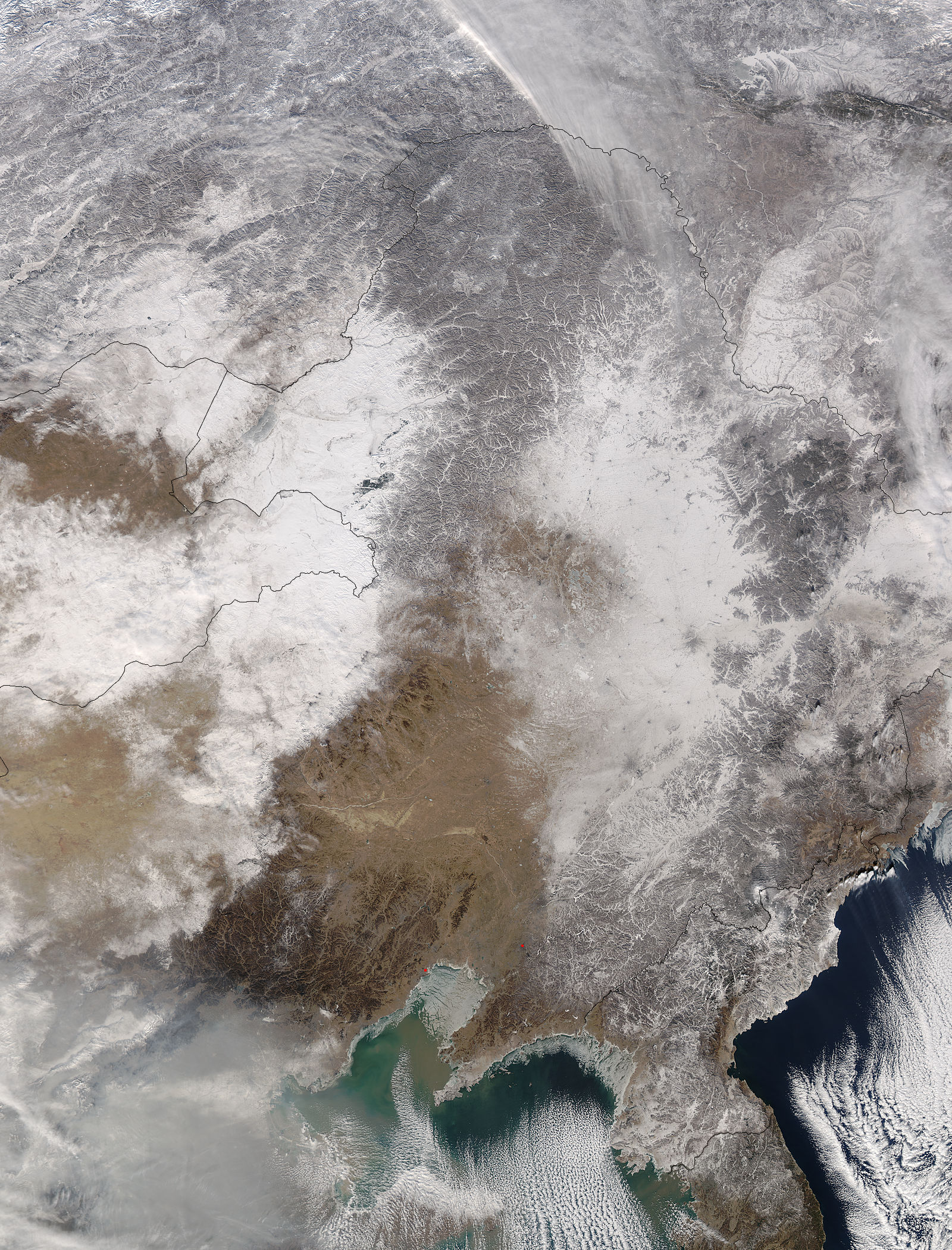 Snow in eastern Asia - related image preview