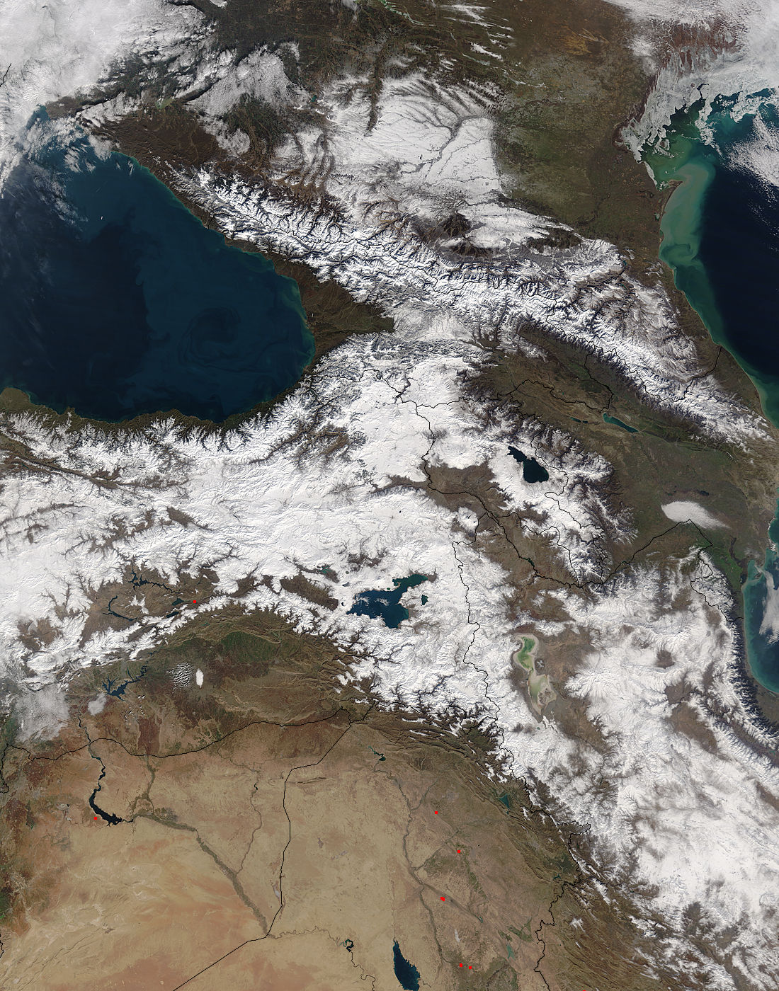 Snow in the Caucasus Mountains - related image preview