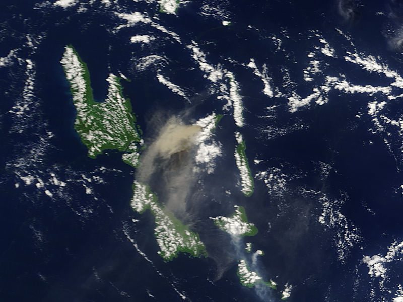 Plume from Aoba volcano, Vanuatu (morning overpass) - related image preview