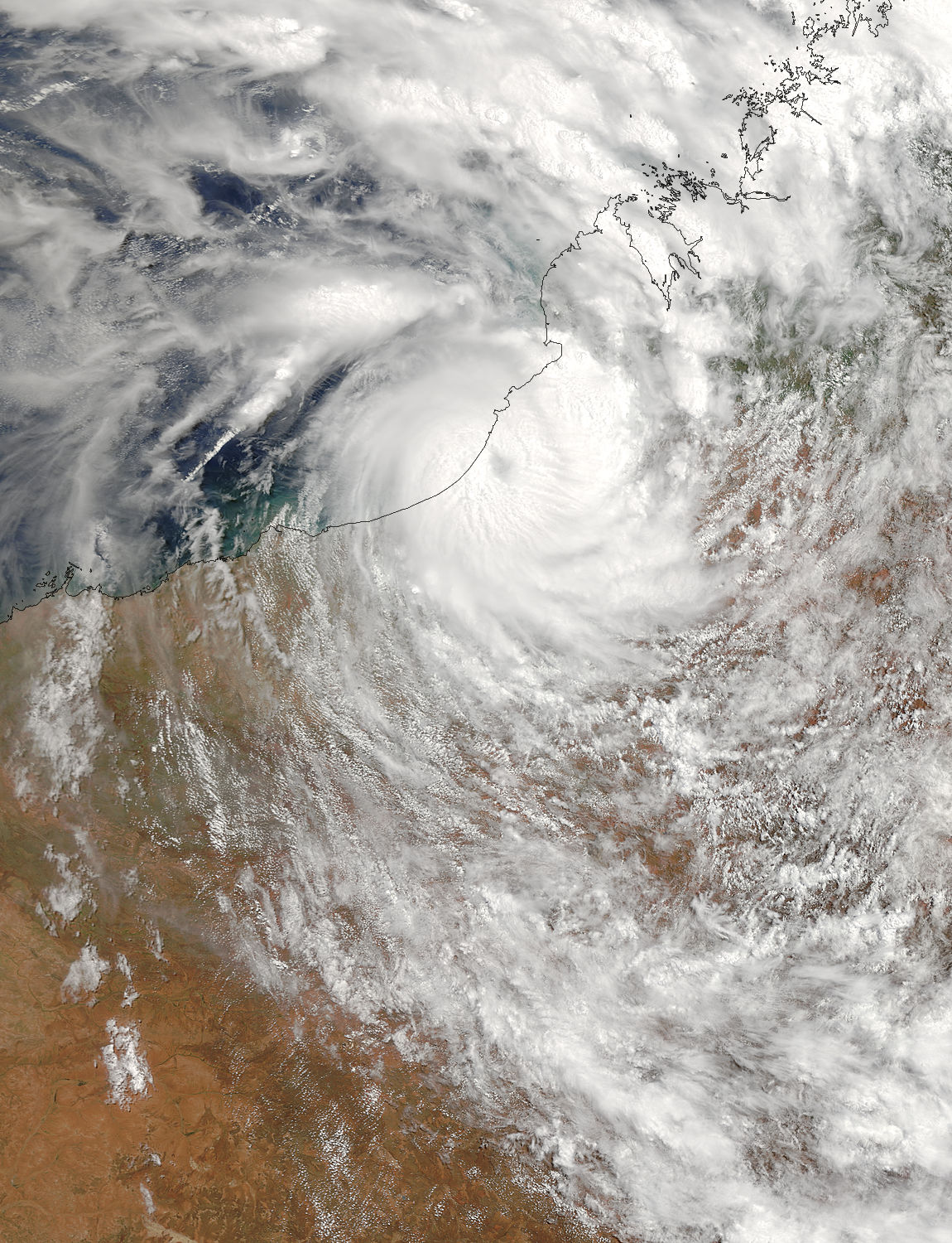 Tropical Cyclone Kelvin over northwest Australia - related image preview