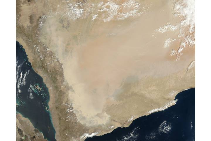 Dust storm in Saudi Arabia - selected image