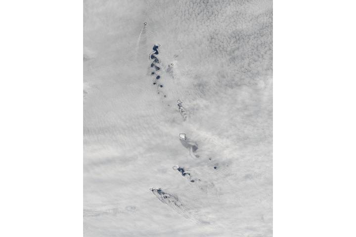 Cloud vortices off South Sandwich Islands, South Atlantic Ocean - selected child image