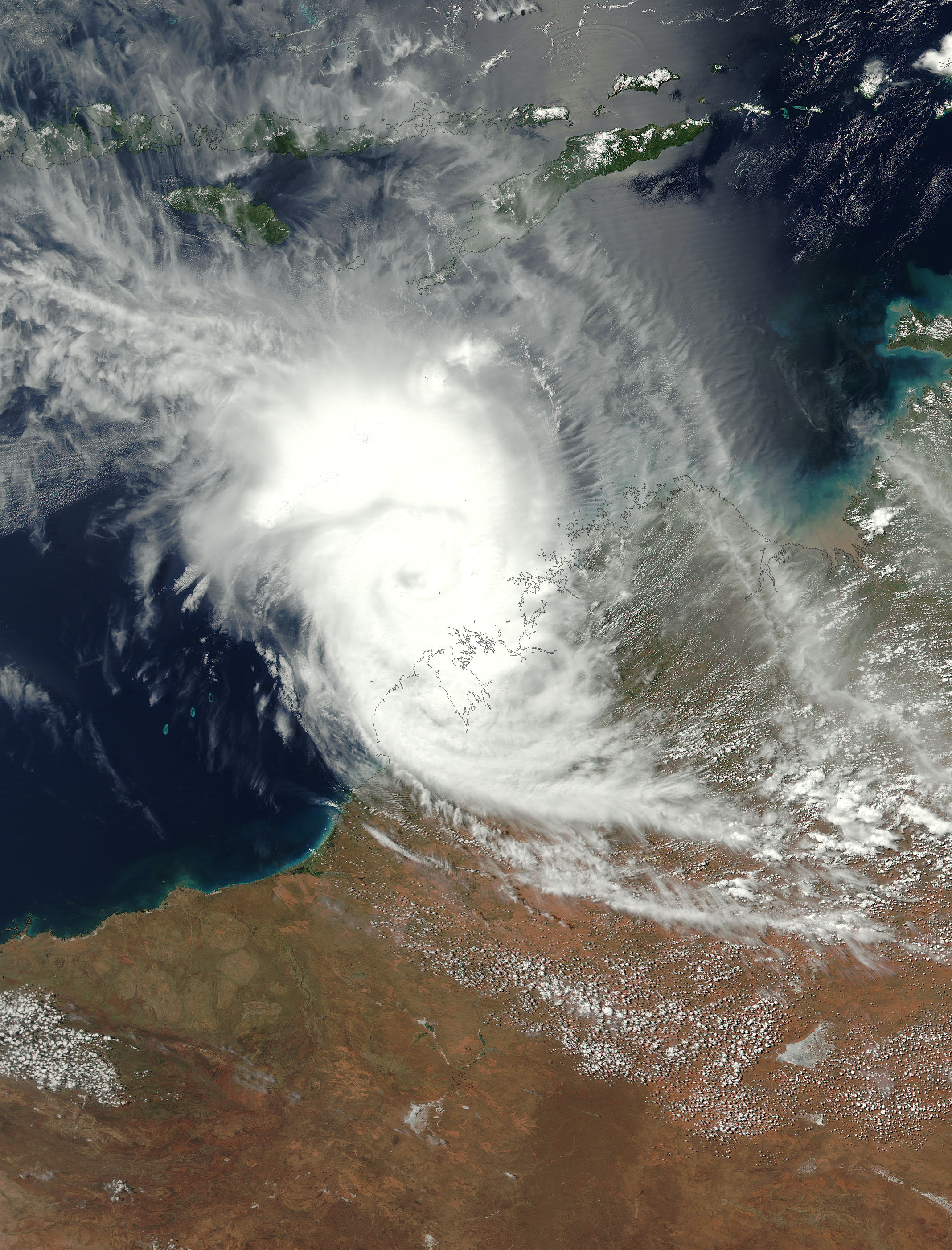 Tropical Cyclone Marcus (15S) off Western Australia - related image preview