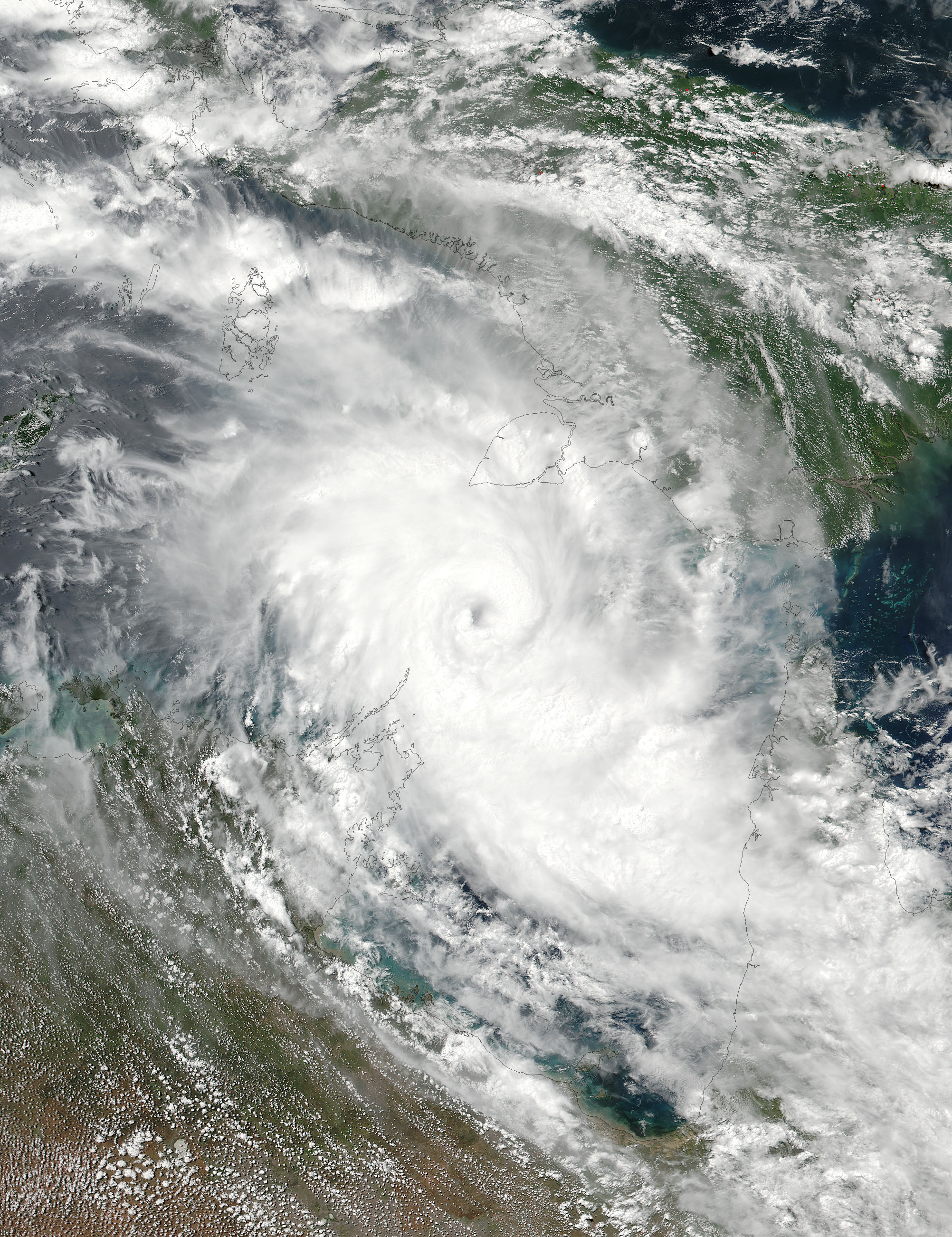Tropical Cyclone Nora (16P) approaching Australia - related image preview