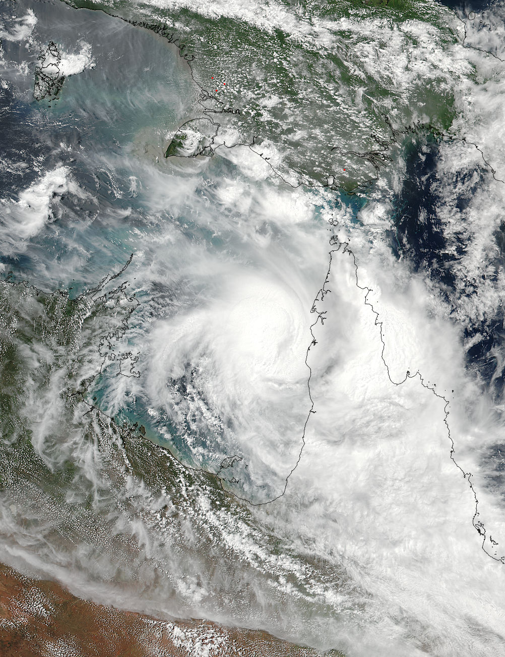 Tropical Cyclone Nora (16P) over Australia - related image preview