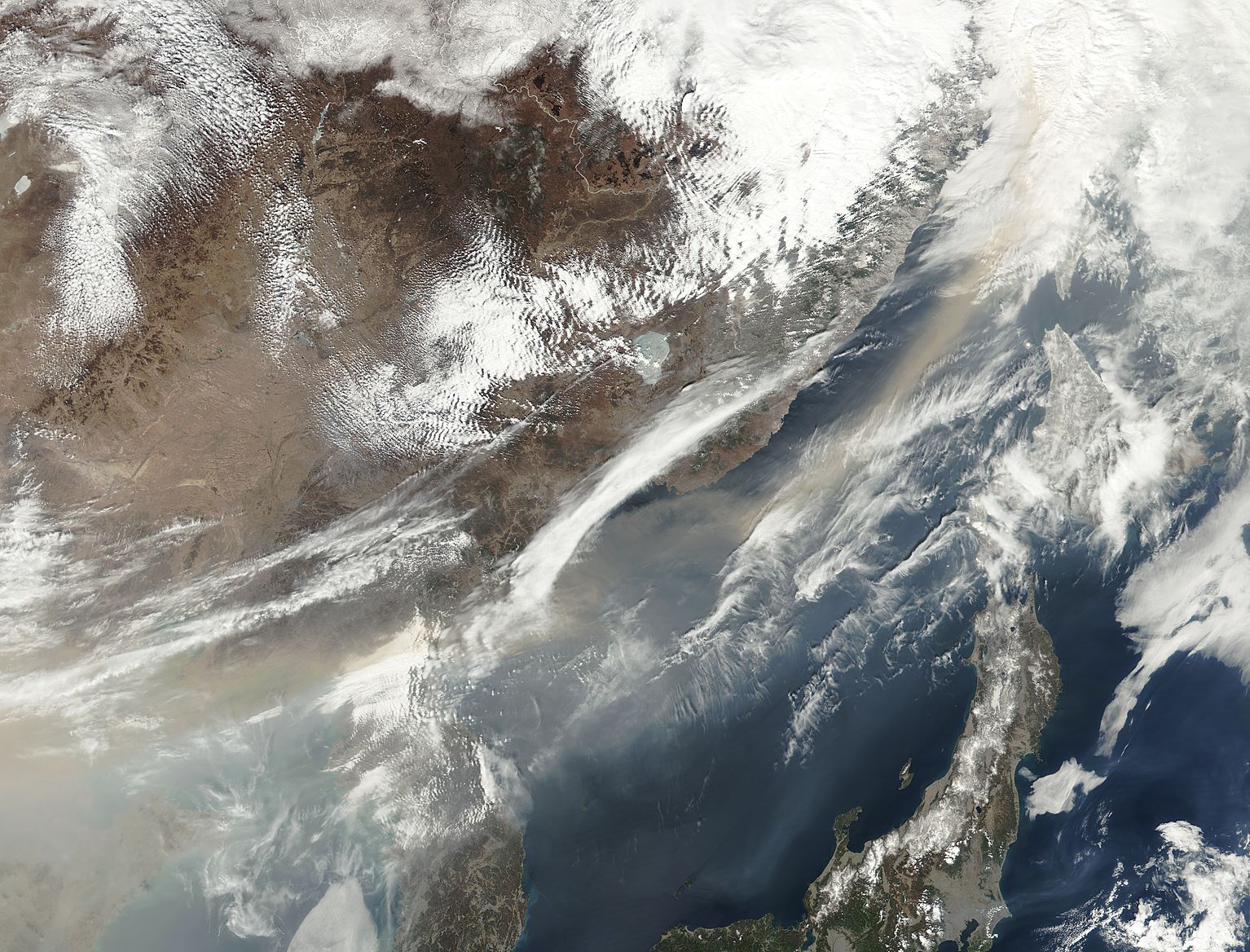 Dust storm over eastern China - related image preview