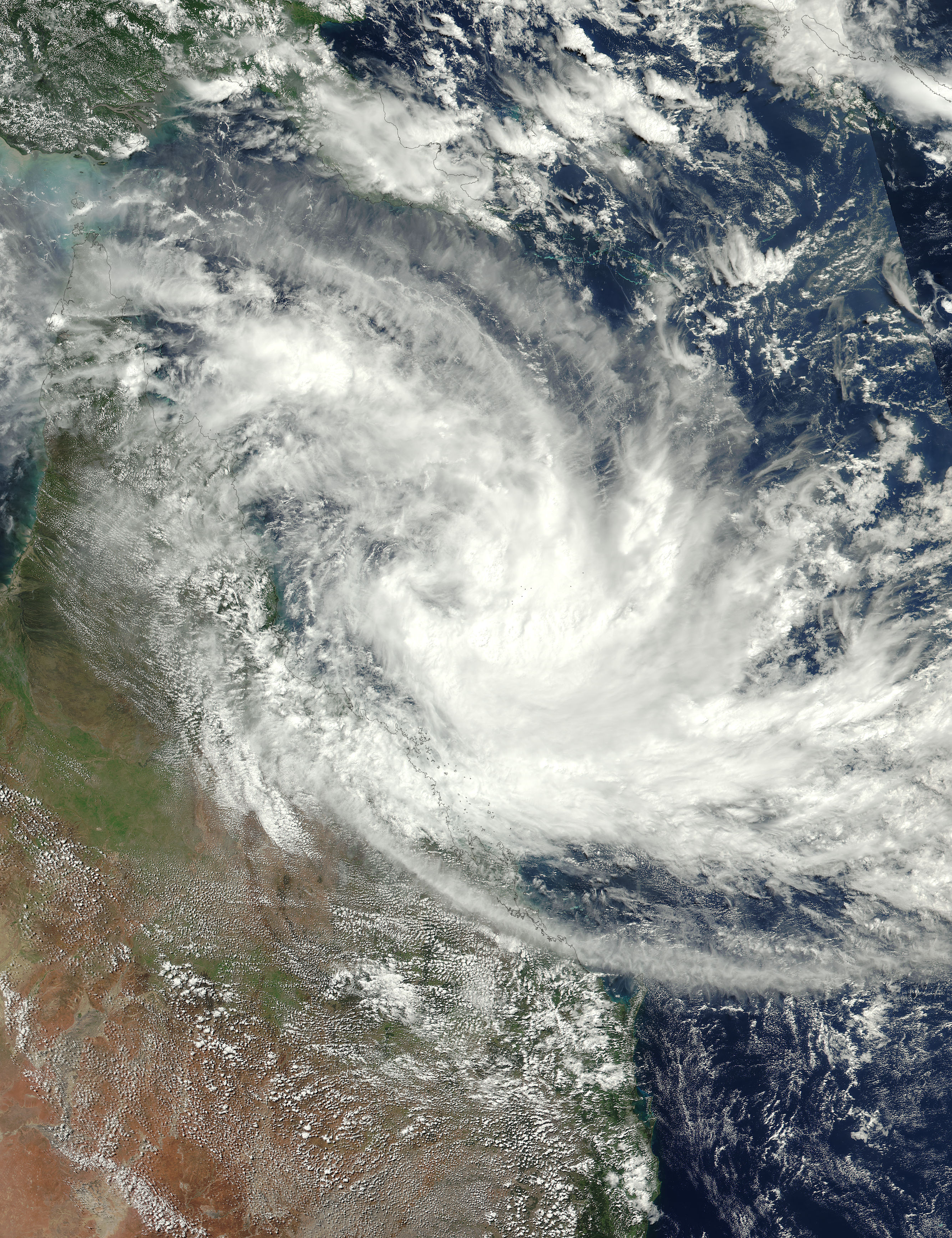 Tropical Cyclone Iris (17P) off Australia - related image preview