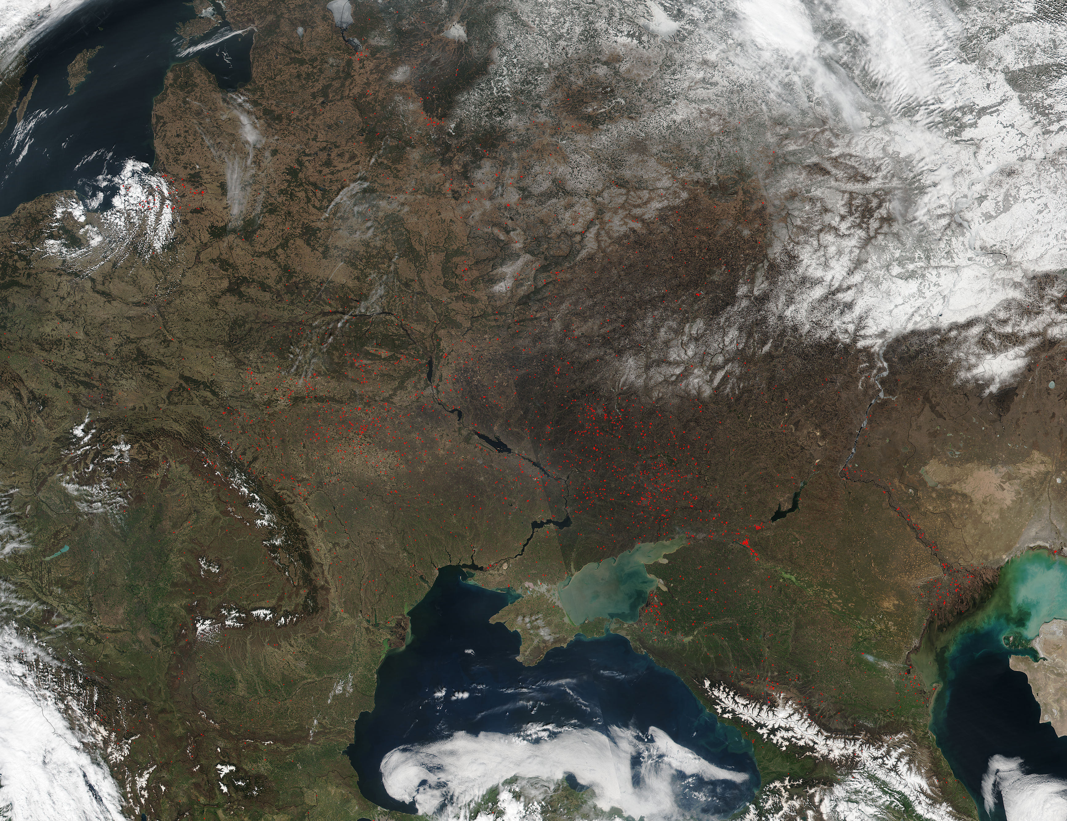 Fires across eastern Europe - related image preview