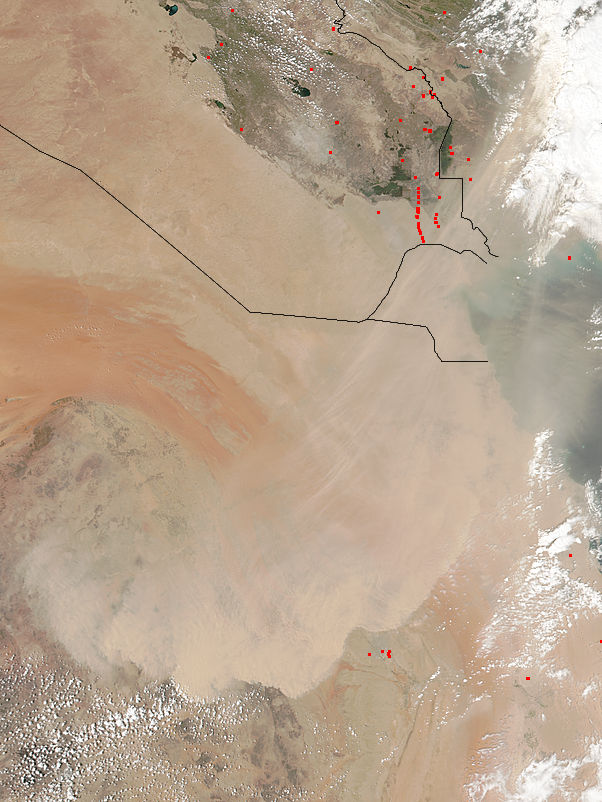 Dust storm in Saudia Arabia - related image preview