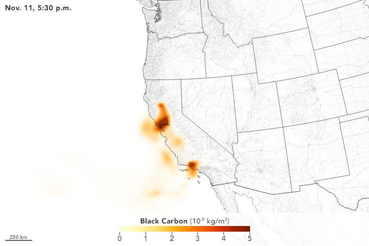 Camp Fire Spreads Foul Air in California - related image preview