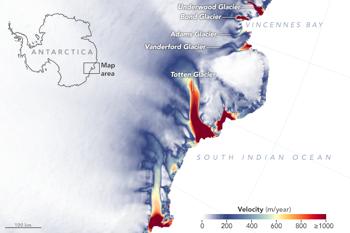 More Glaciers in East Antarctica Are Waking Up - related image preview