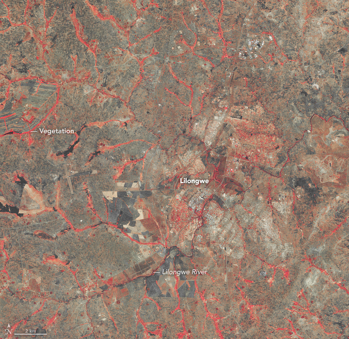 Lilongwe and Landsat Grew Up Together