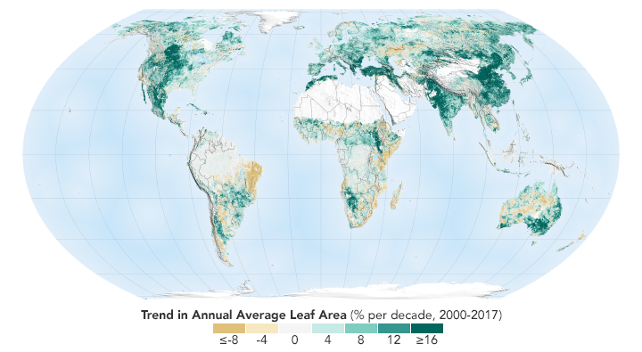 China and India Lead the Way in Greening - related image preview