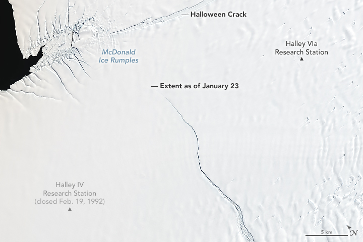 Countdown to Calving at Brunt Ice Shelf - related image preview