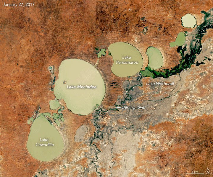 Australiaâs Disappearing Lakes Disappear Even More