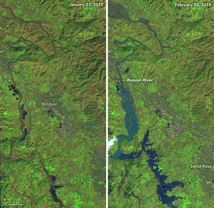 Flooding On The Russian River   Russianriver Oli 201959 