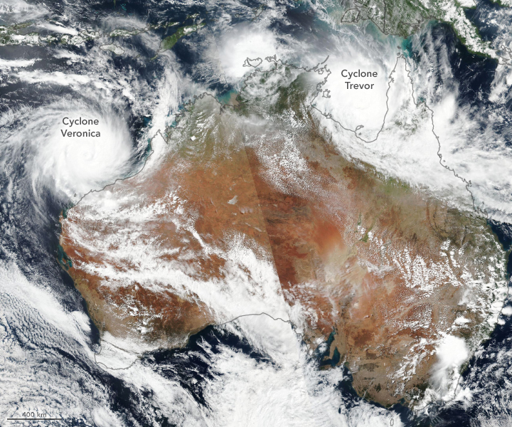 Northern Australia Braces for a Pair of Cyclones