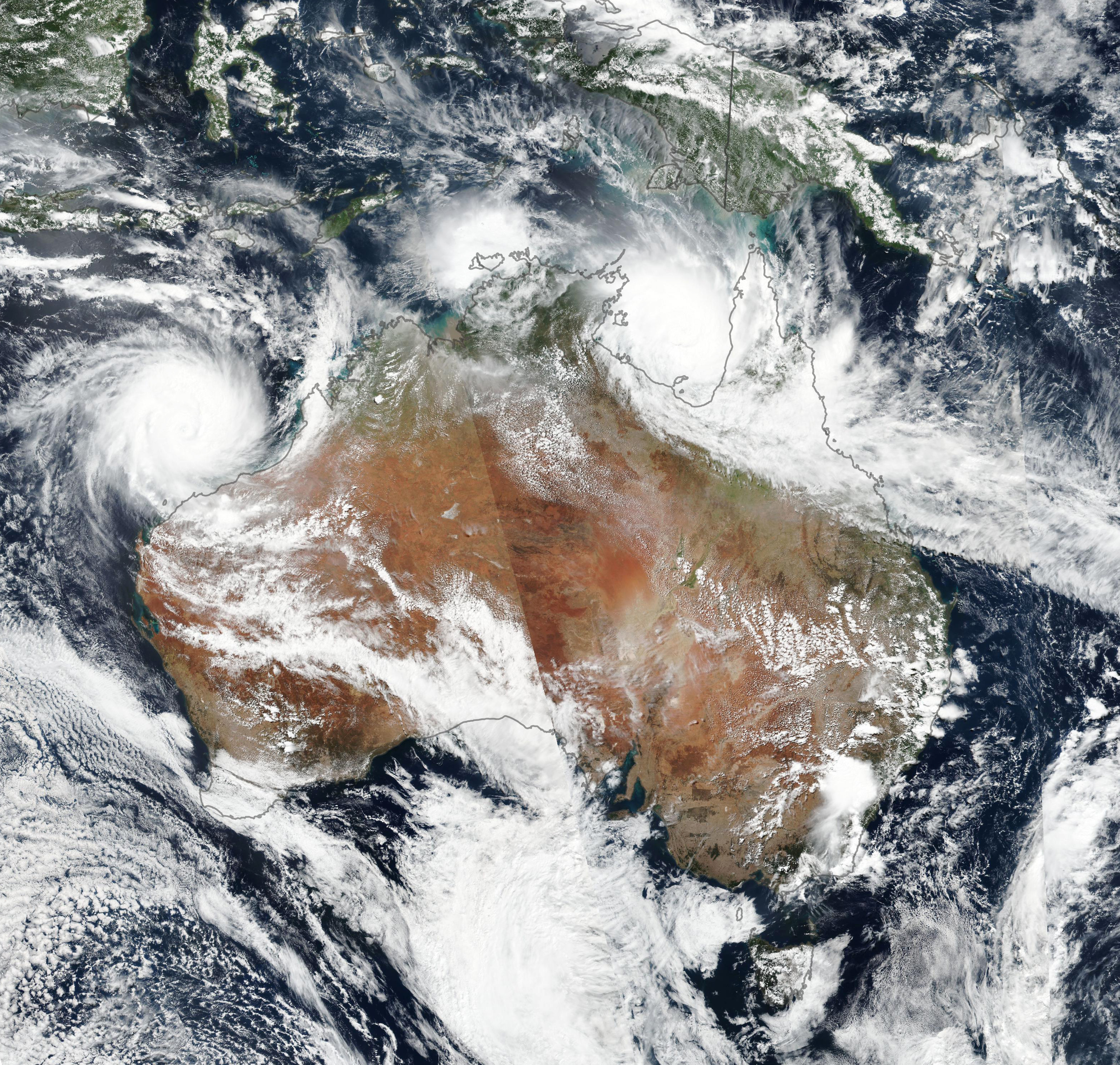 Northern Australia Braces for a Pair of Cyclones - related image preview