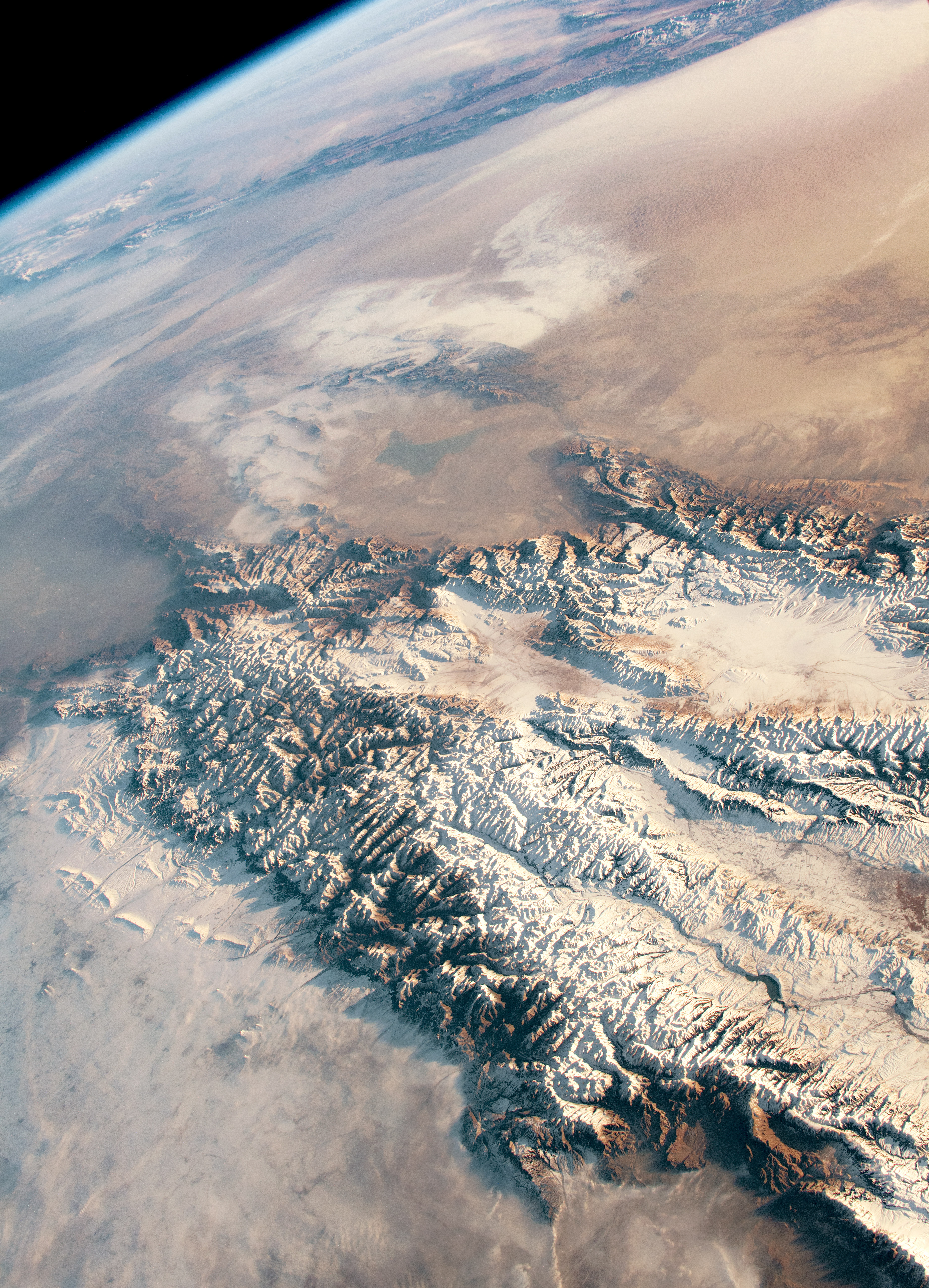 Snow and Sand in Central Asia - related image preview