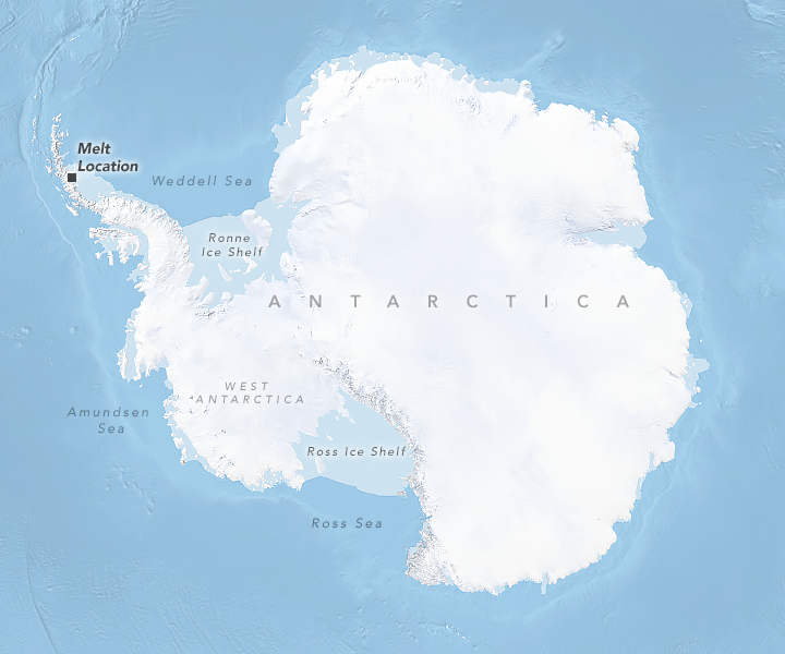 Warm Winds Trigger Melting in Antarctica - related image preview
