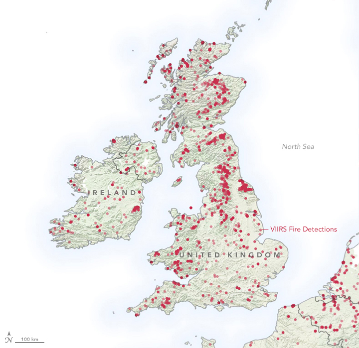 Fires Burn Across the UK - related image preview