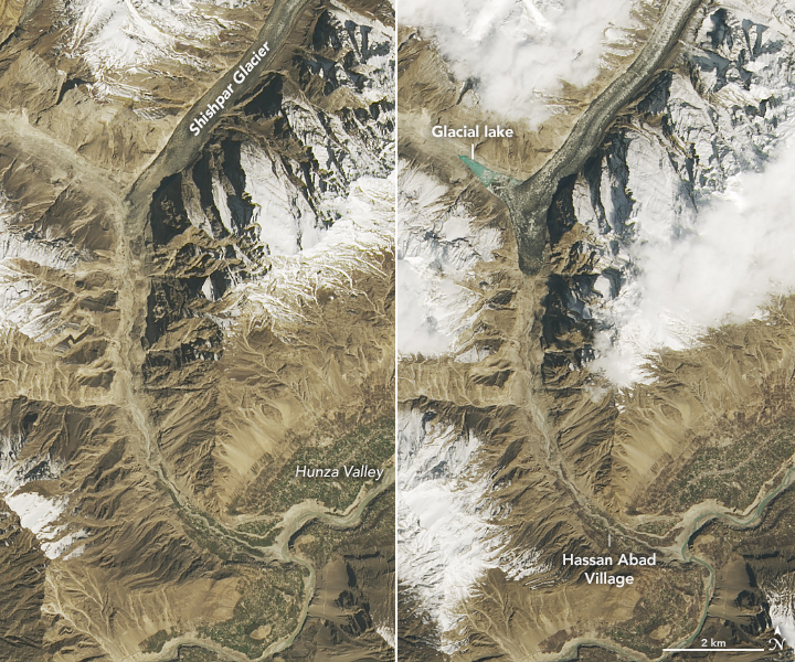 Surging Glacier Creates a New Lake - related image preview