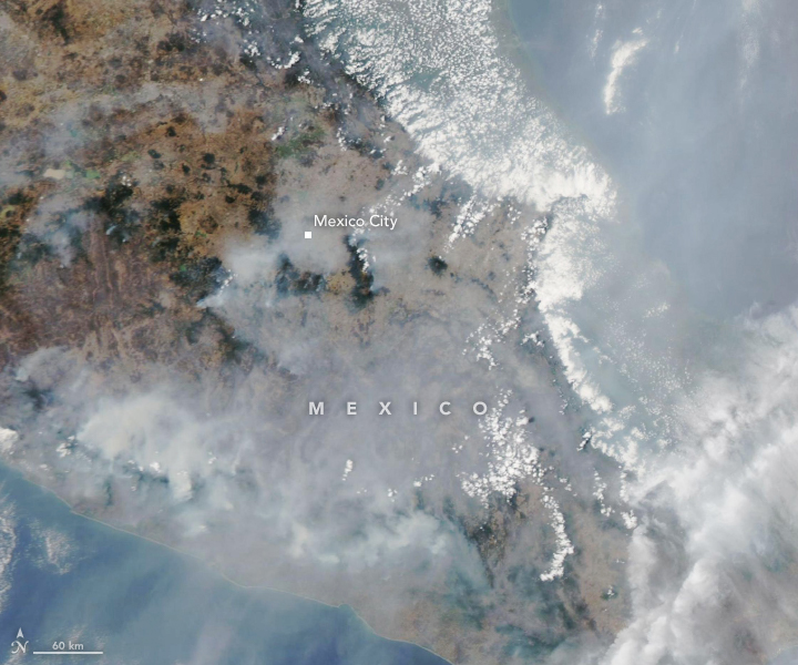 Wildfire Smoke Shrouds Mexico City