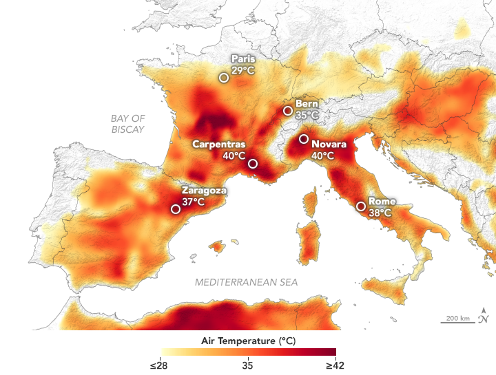 Heatwave Scorches Europe