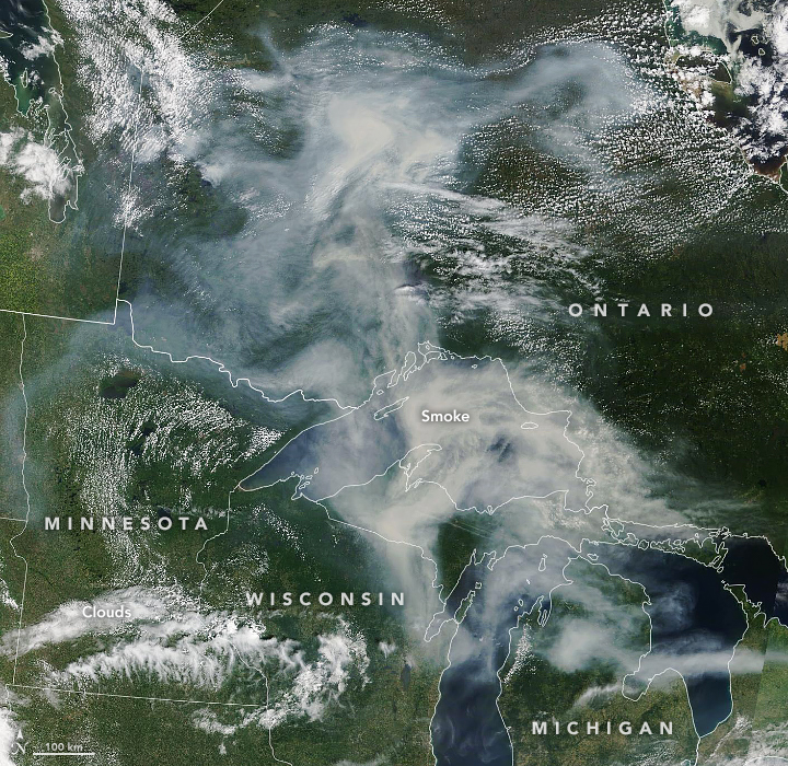 Smoke Spreads Across Ontario - related image preview