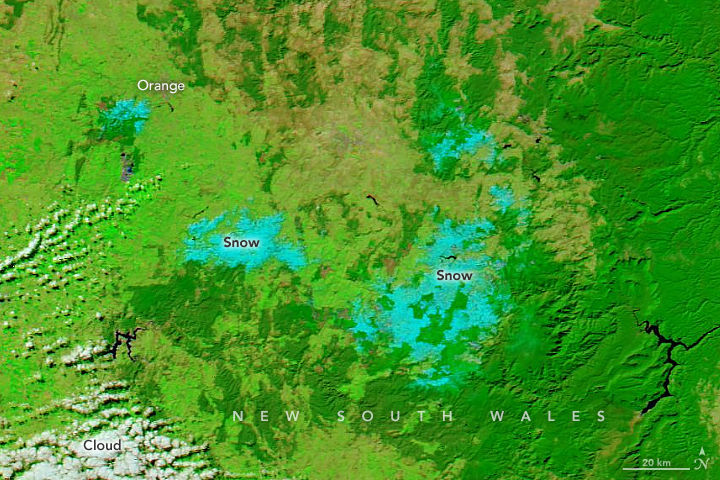 A Potent Cold Snap for Australia