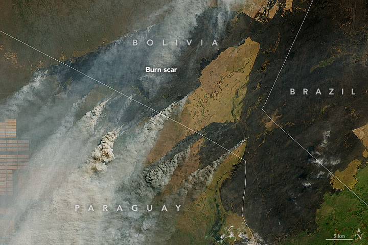 Fire Burns in Paraguay, Bolivia, and Brazil - related image preview