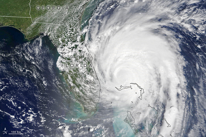 Hurricane Dorian Nears U.S. Southeast