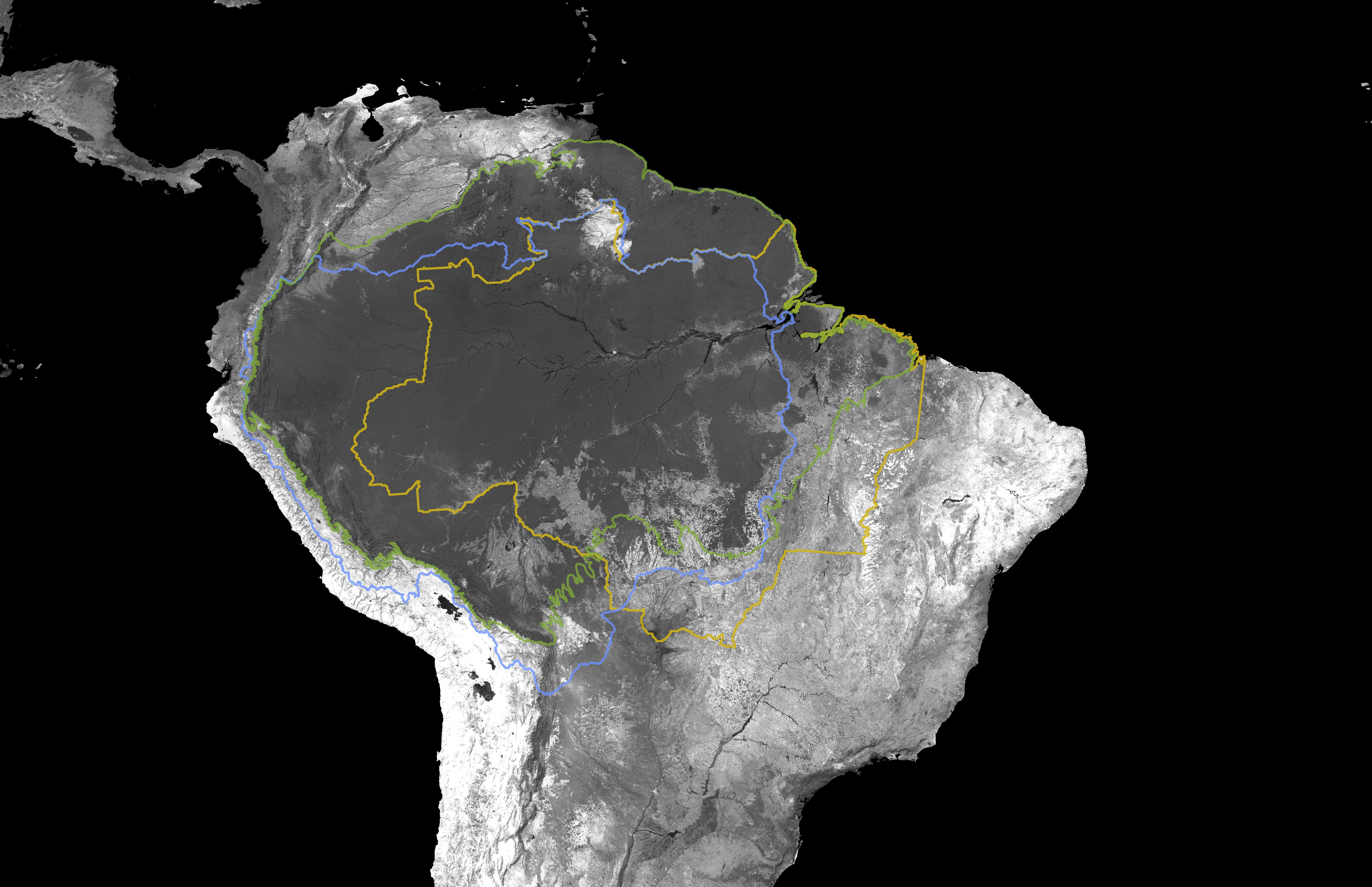 amazon basin map location