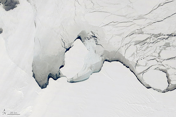 Rifting and Calving on the Amery Ice Shelf - related image preview