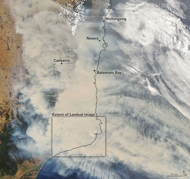 Thick Smoke Blankets Southeastern Australia - related image preview