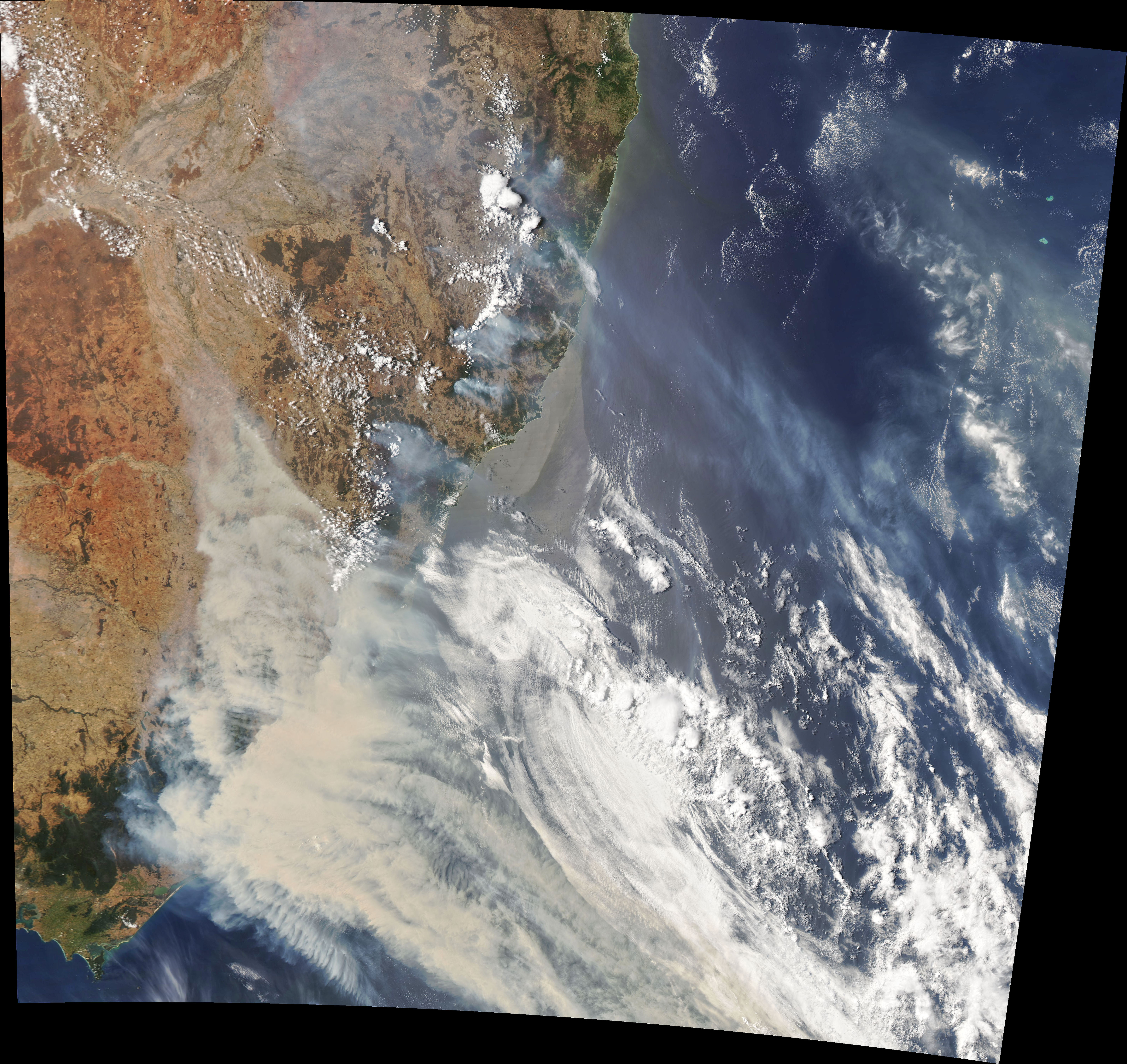 Thick Smoke Blankets Southeastern Australia - related image preview