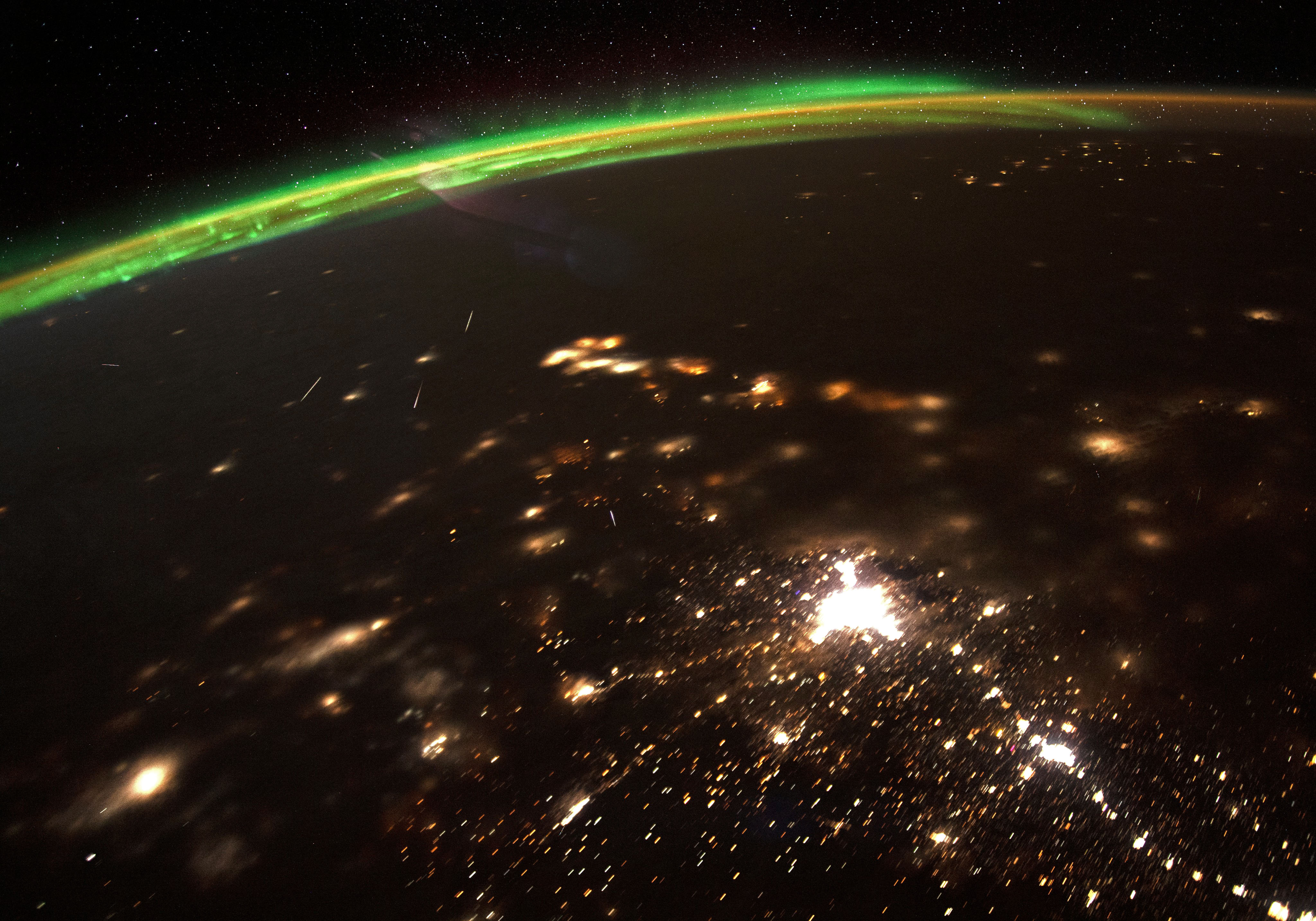 Watching Meteors from Space - related image preview