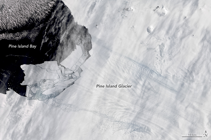 Pine Island Glacier’s Newest Iceberg