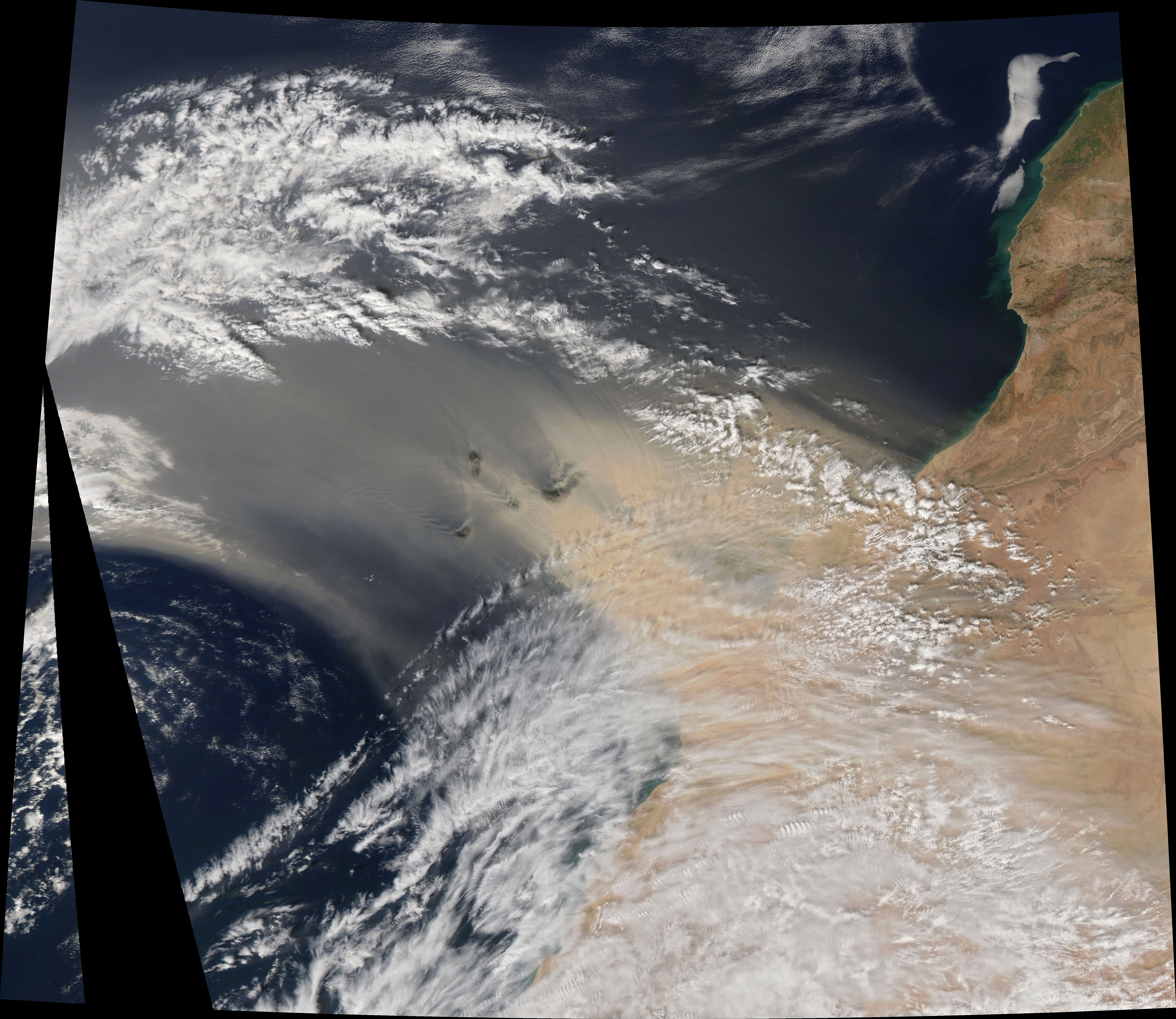 Dust Blankets the Canary Islands - related image preview
