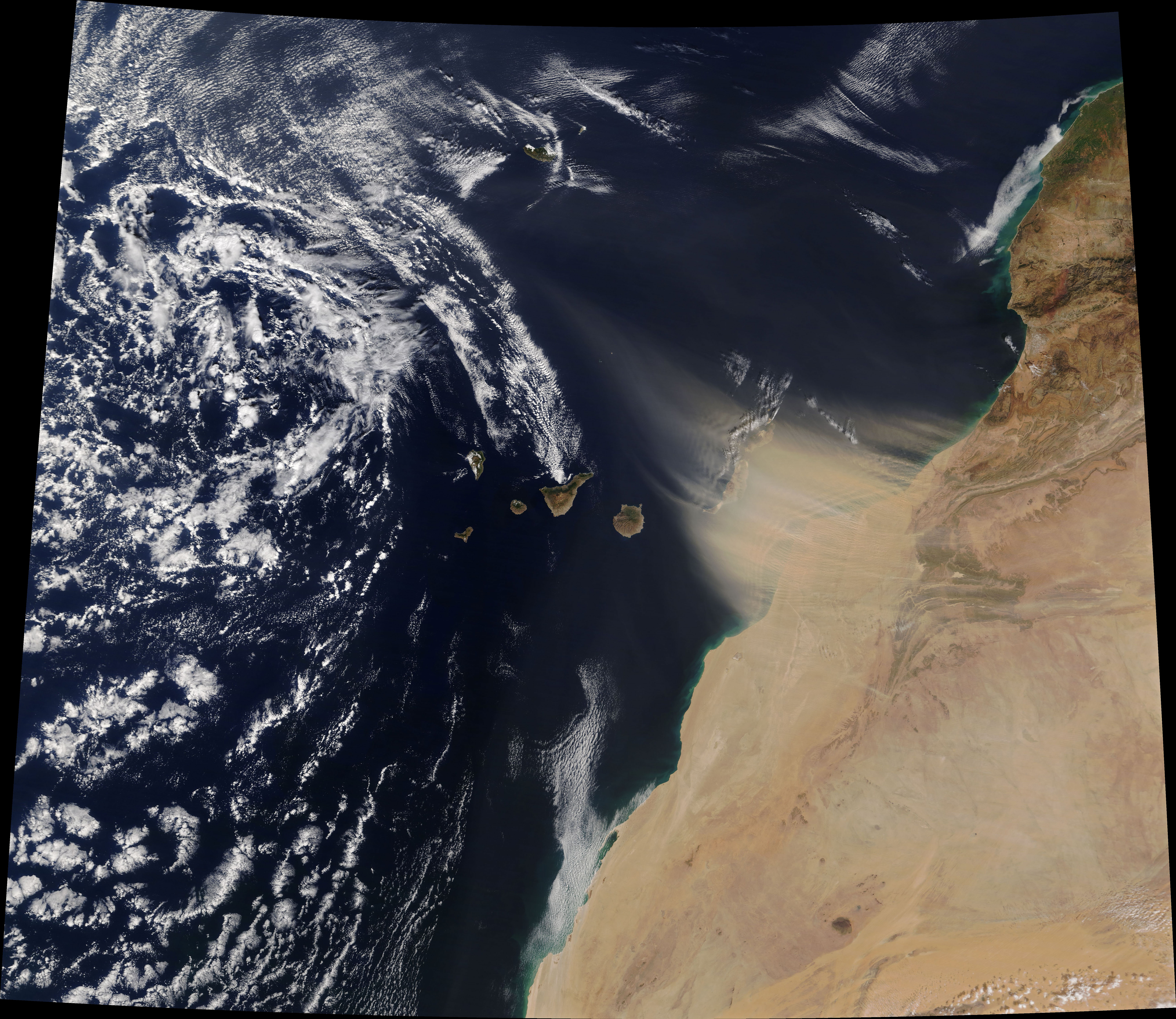 Dust Blankets the Canary Islands - related image preview