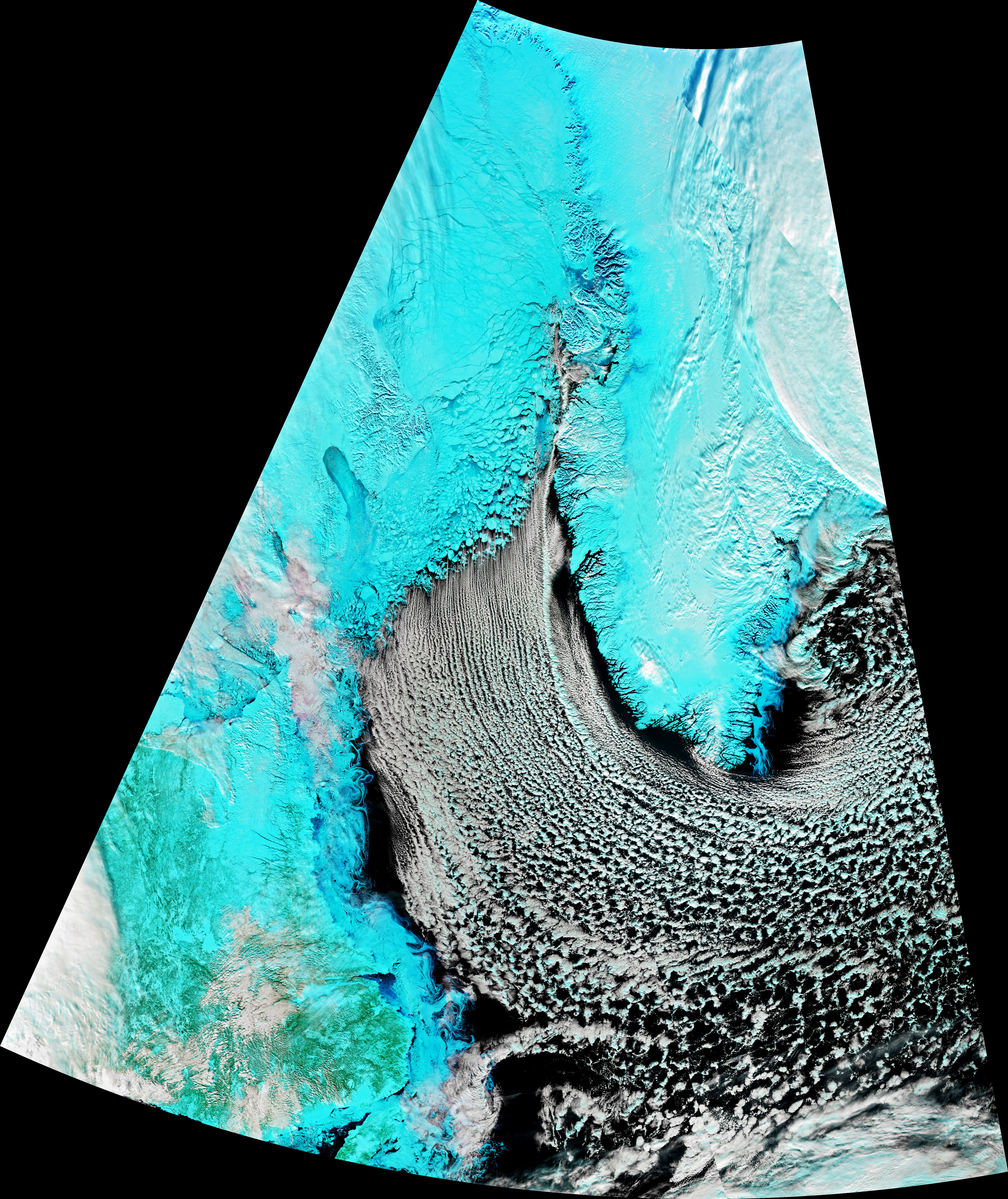 Cloud Streets Over the Labrador Sea - related image preview