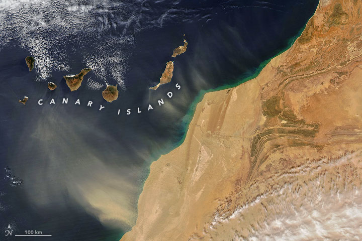 More Dust Blows Out from North Africa