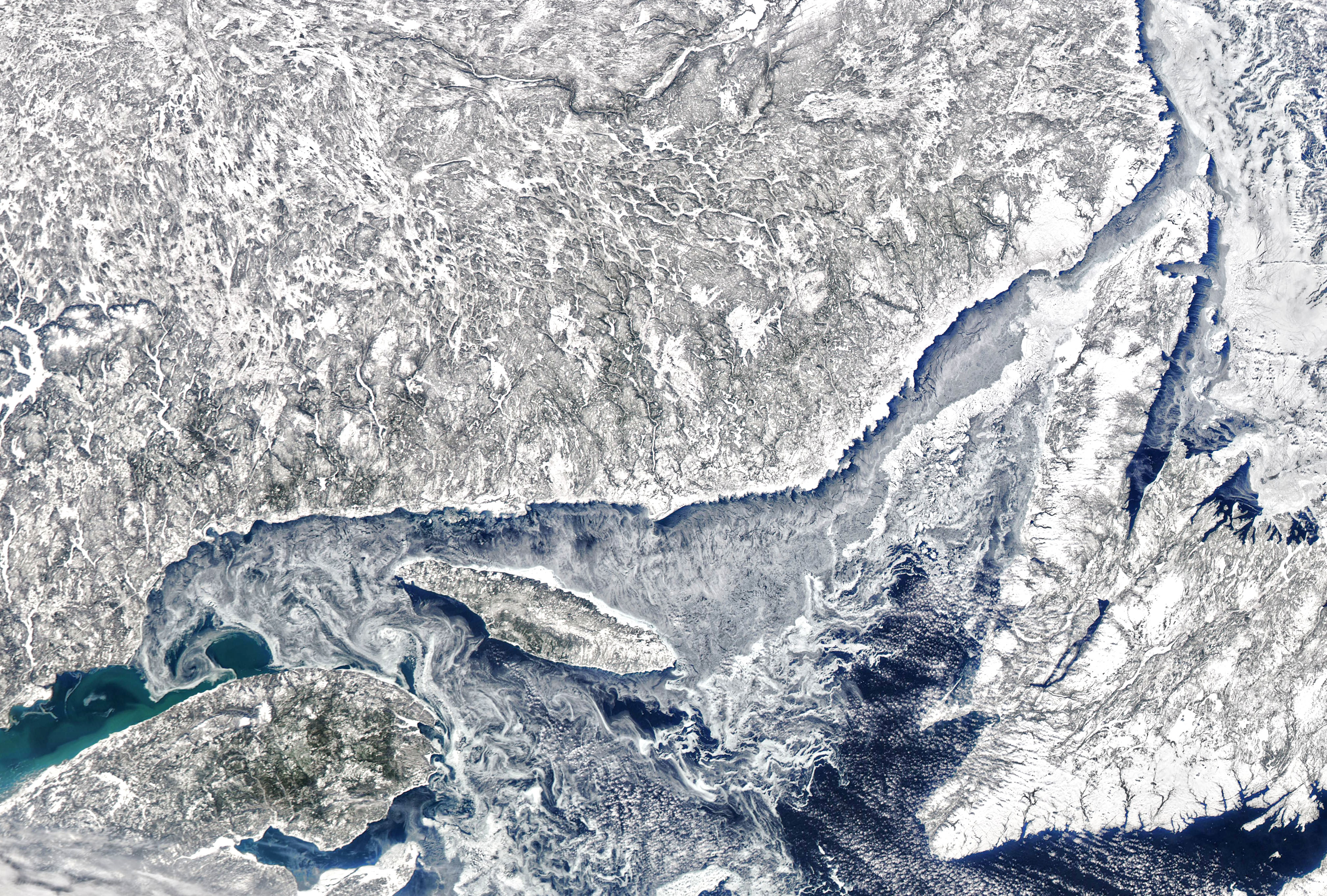 Ice Eddies in the Gulf of St. Lawrence - related image preview