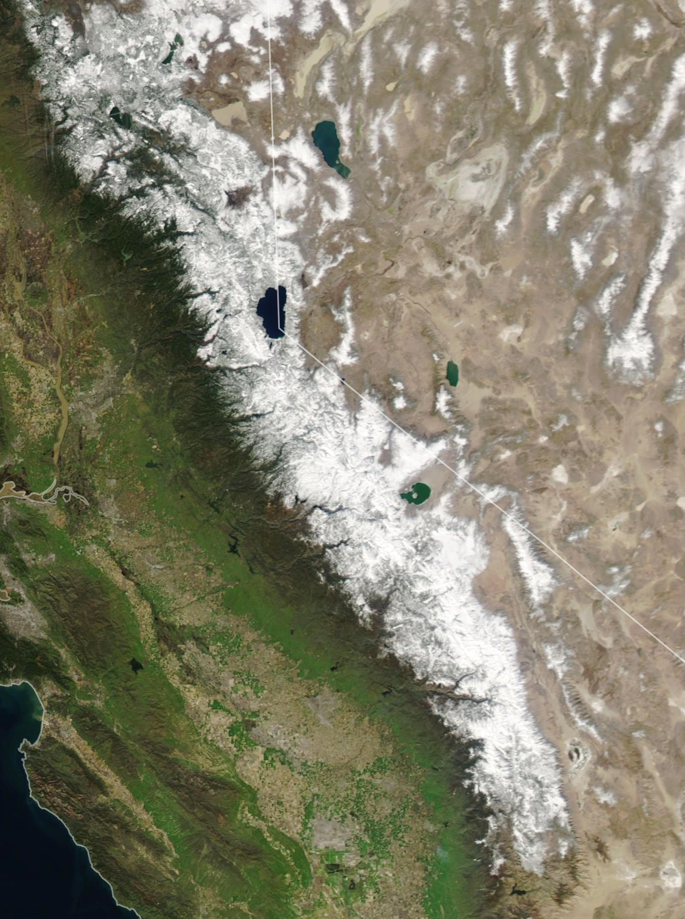 Thin Snow Cover in the Sierra Nevada - related image preview